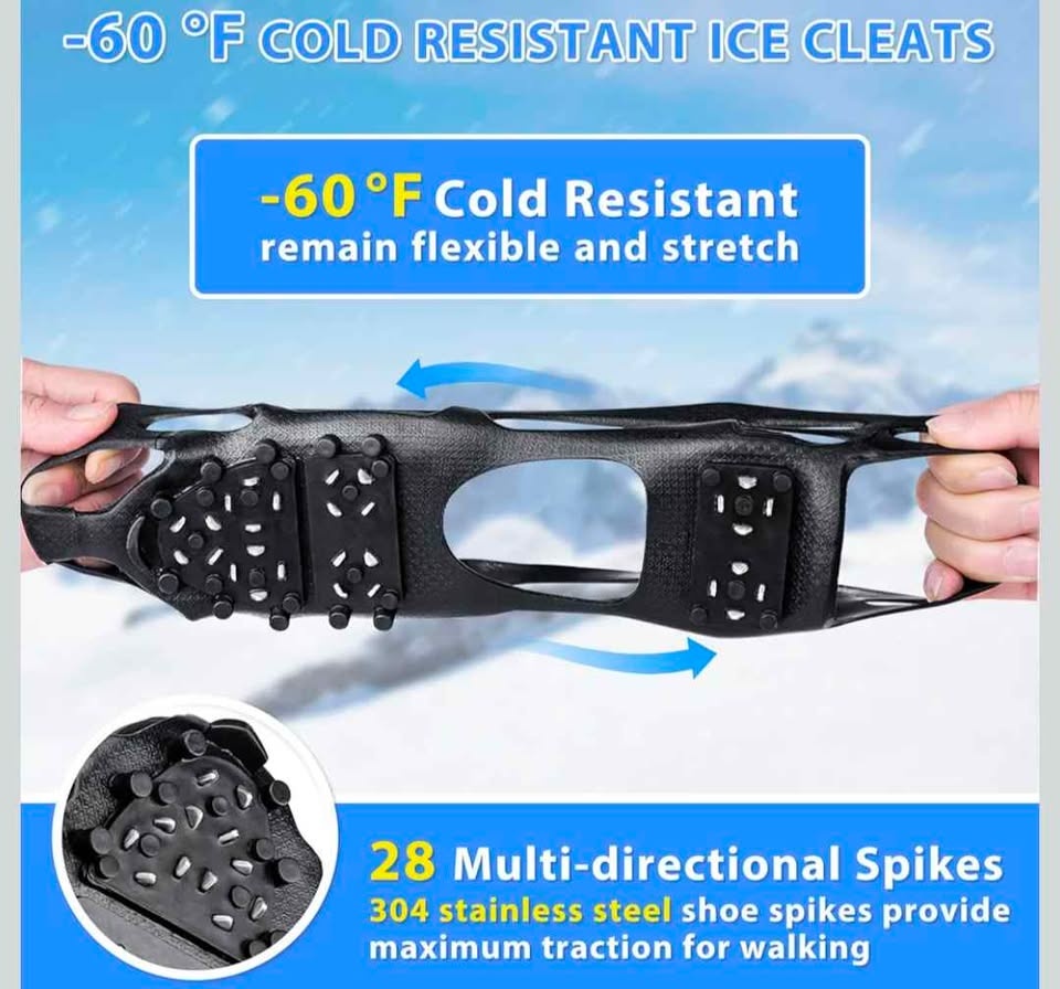 BRAND NEW 28-Spike Microspikes - SYOURSELF - Size MEDIUM - photo 2