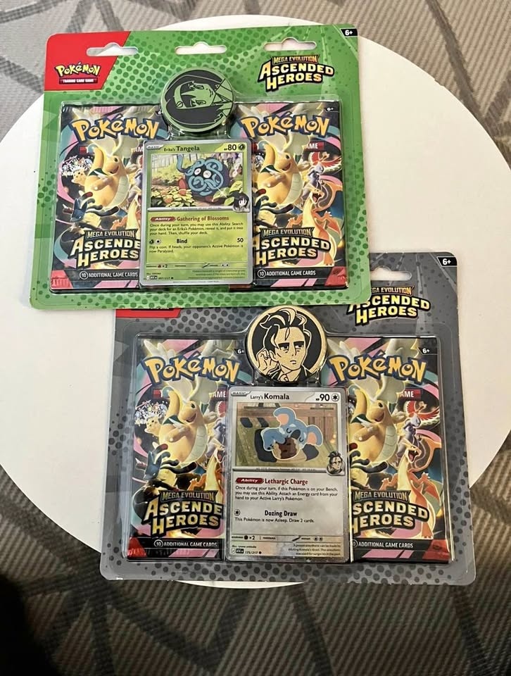 Ascended Heroes 2-Pack Blister SET Larry & Erika