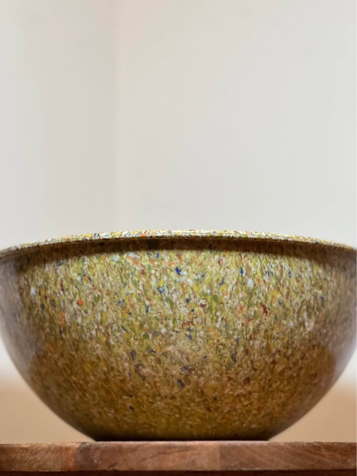 Vintage Brookpark Confetti Melamine 11.5" Mixing Bowl - photo 2
