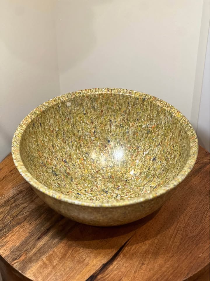 Vintage Brookpark Confetti Melamine 11.5" Mixing Bowl - photo 3