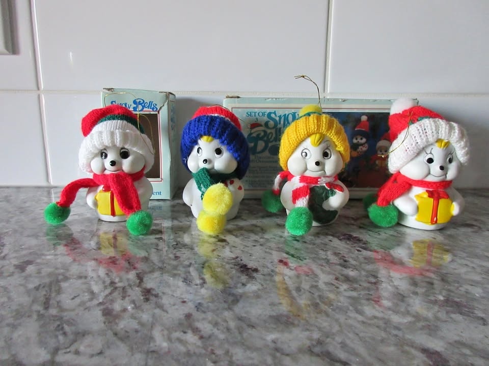Vintage Snow Bells - Christmas Ornaments