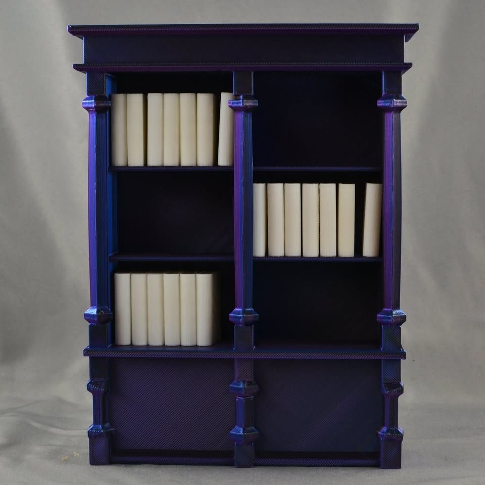 Miniature Library Bookcase for Mini Books - photo 2