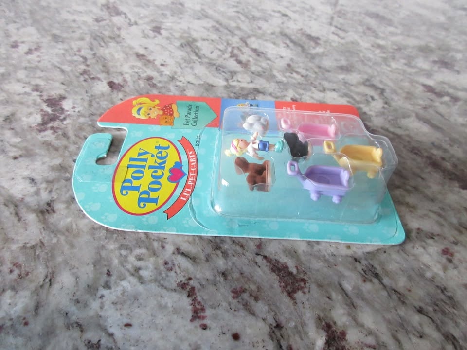 Vintage Polly Pocket Lil Pet Carts Playset - photo 5