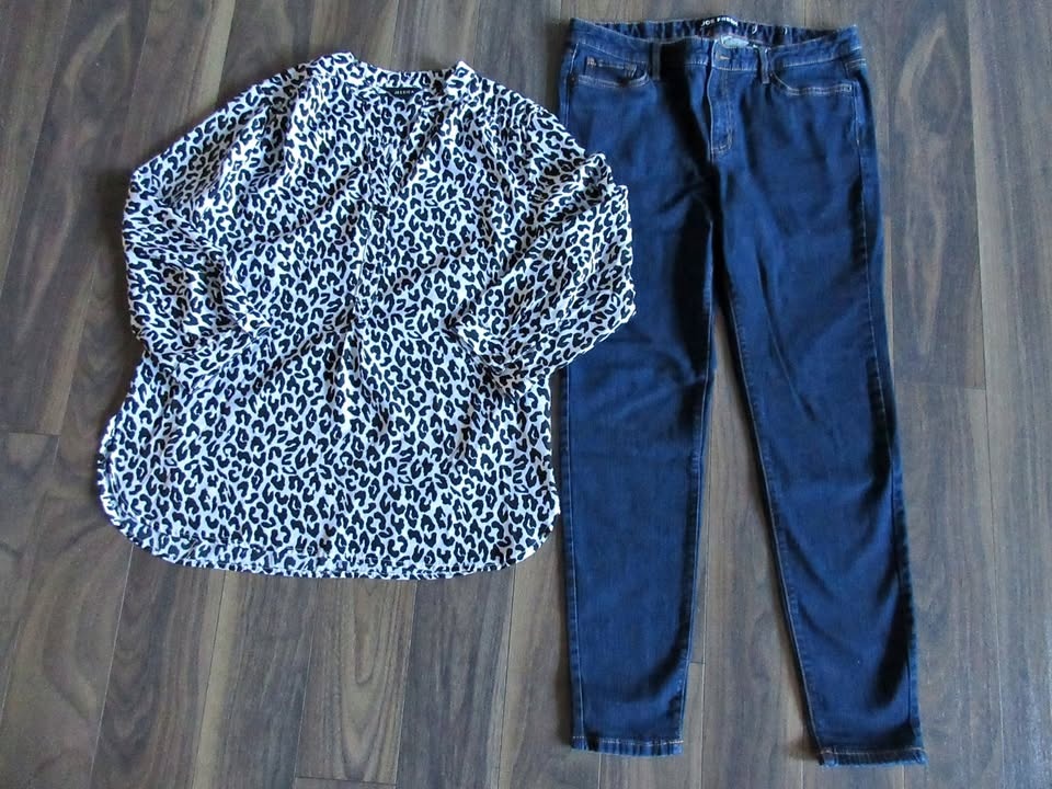 Ladies Size 31 Jeans & Size 12 Top