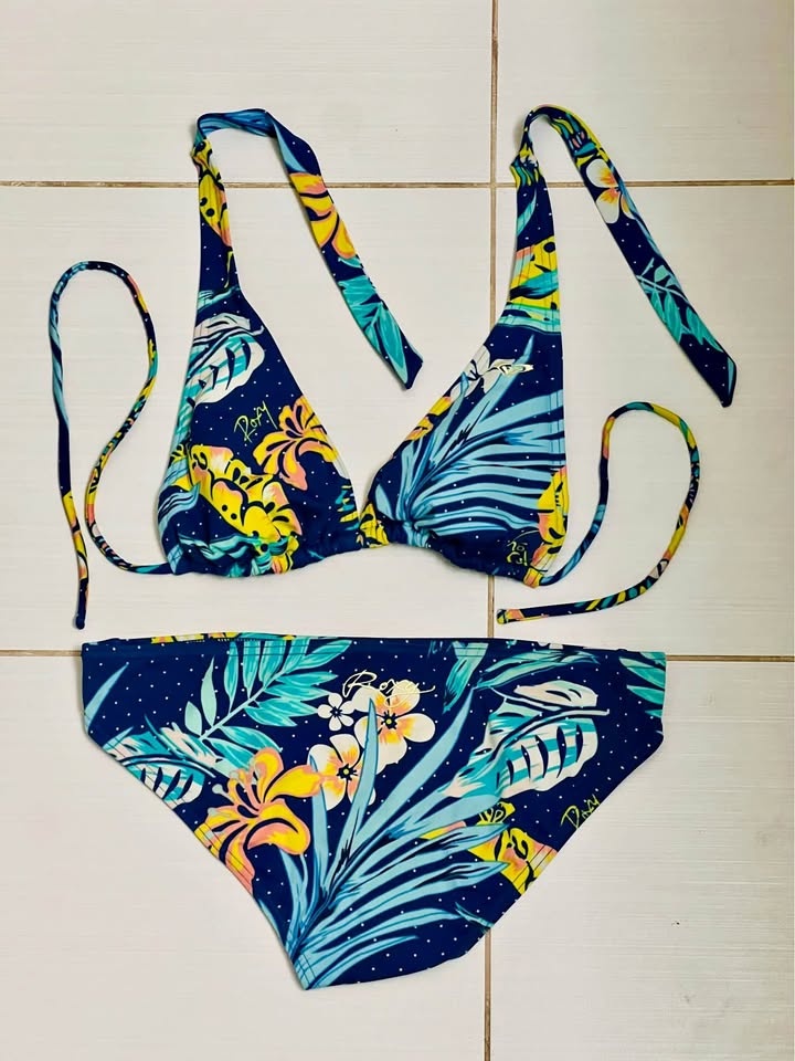 Roxy Tropical Floral Bikini Set - Size S