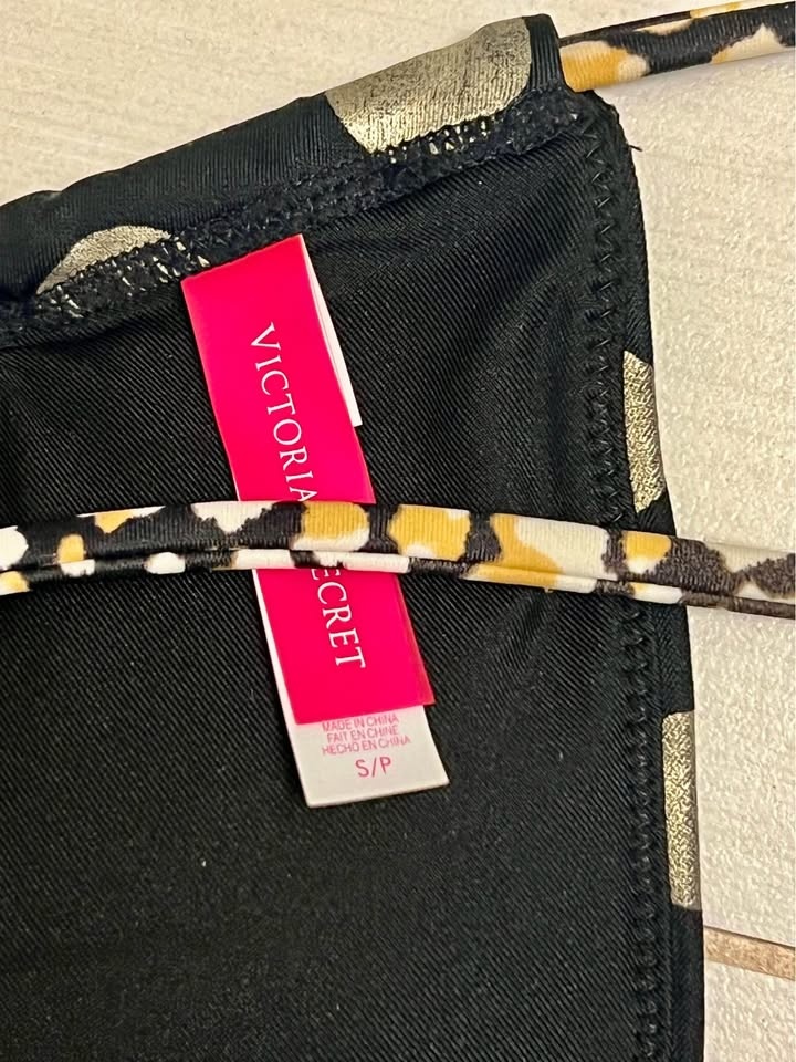 Victoria's Secret Bikini Set S/P Gold Polka Dot & Animal Print - photo 3