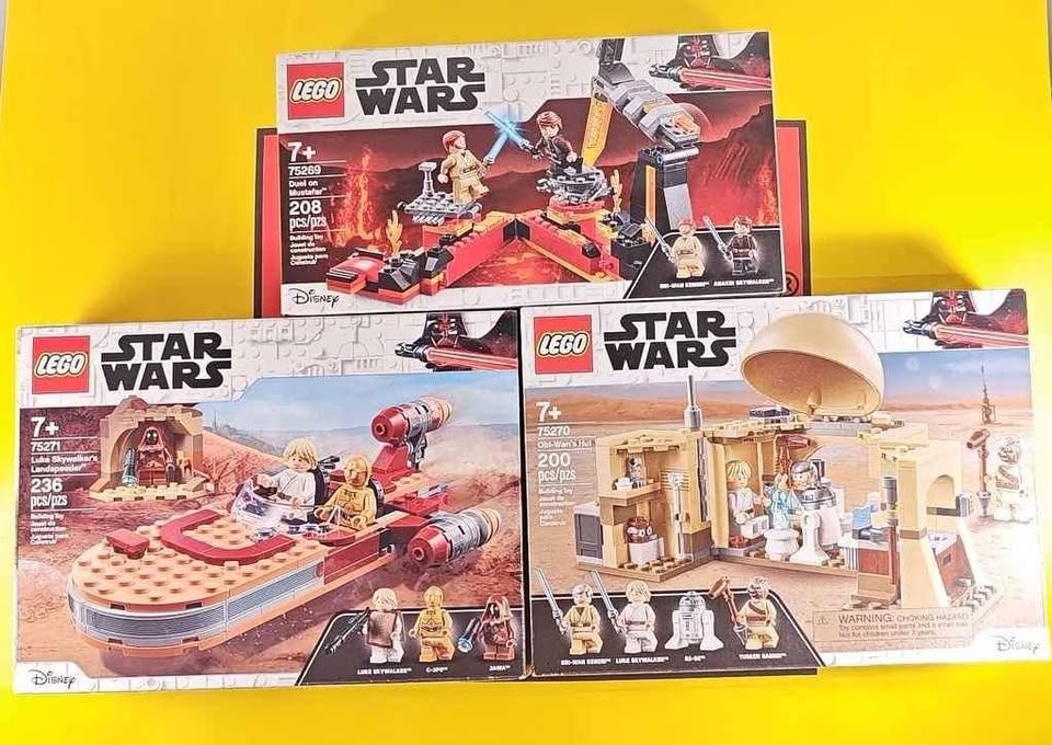 Lego Star Wars 75269/75270 Duel on Mustafar/Obi-Wan's Hut Retire