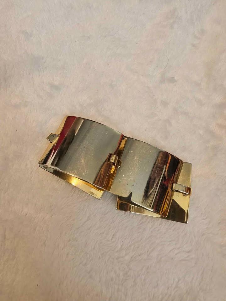 Vintage Gold bracelet cuff - photo 2