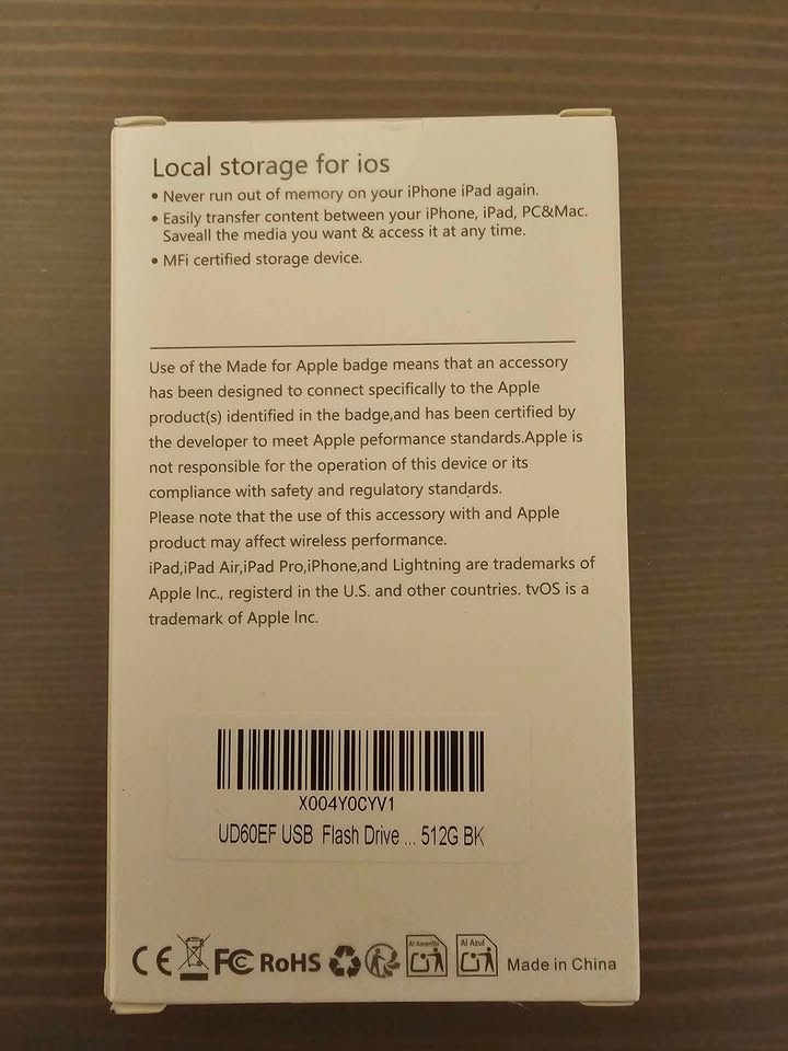 512GB iPhone Photo Stick - No App Needed! - photo 2