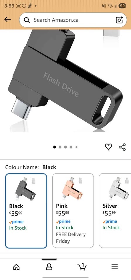512GB iPhone Photo Stick - No App Needed! - photo 4