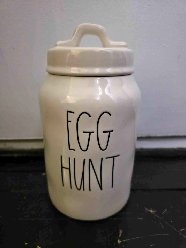 Rae Dunn Easter Jar