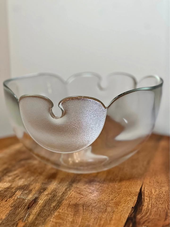 Vintage Rosenthal Perfora Glass Bowl Studio-Line