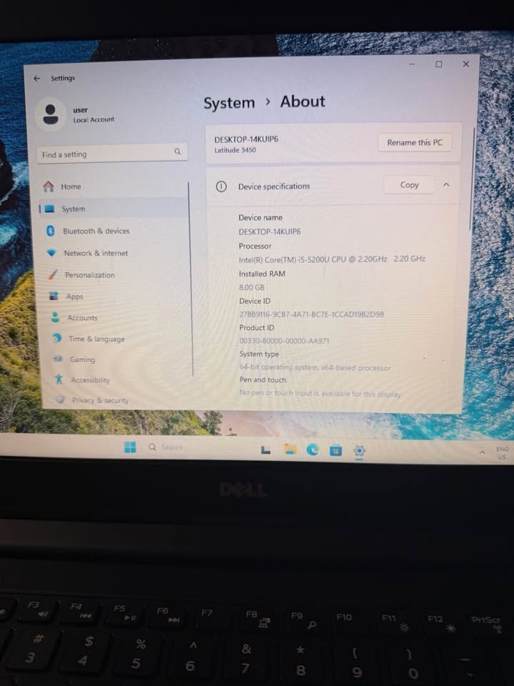 Dell Latitude 14" Laptop | Windows 11 Pro | 8GB RAM | Plugged-in - photo 2