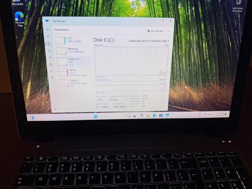 HP ProBook 15.6" Laptop | 16GB RAM | 256GB SSD | Win 11 - photo 2
