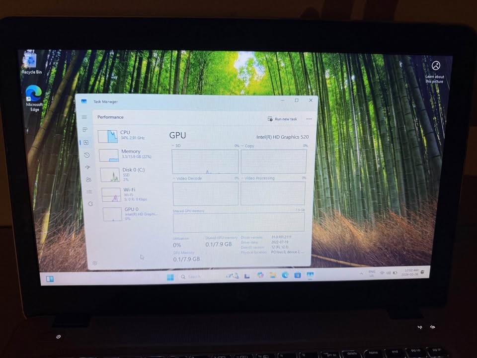 HP ProBook 15.6" Laptop | 16GB RAM | 256GB SSD | Win 11 - photo 5