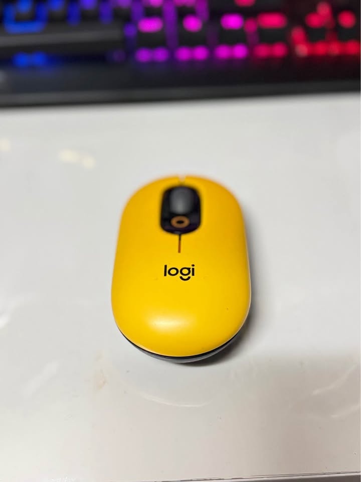 Logitech Pop Wireless Mouse - Blast Yellow