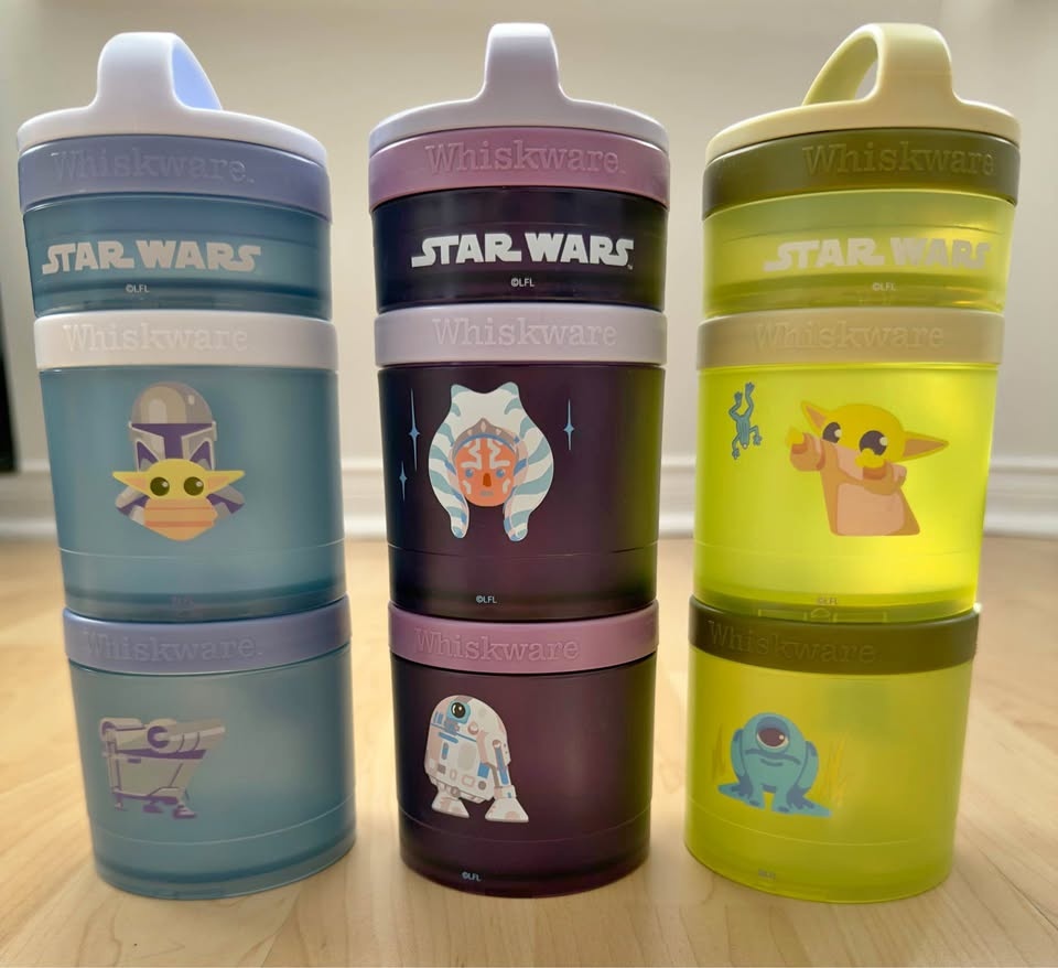 NEW Star Wars Whiskware Snack Containers (Set of 3)