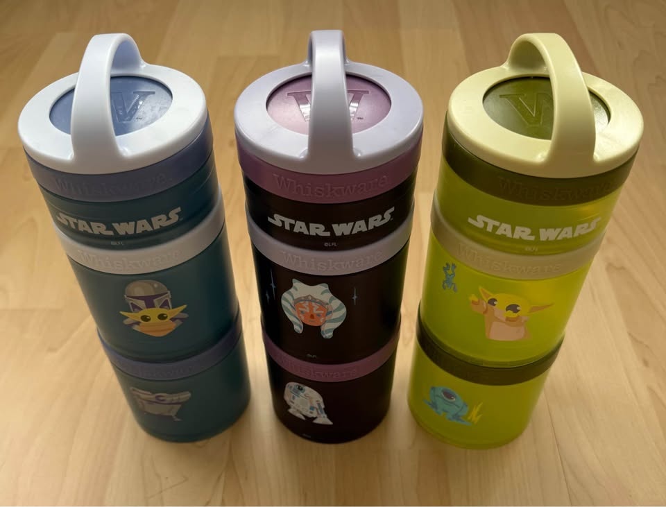 NEW Star Wars Whiskware Snack Containers (Set of 3) - photo 2