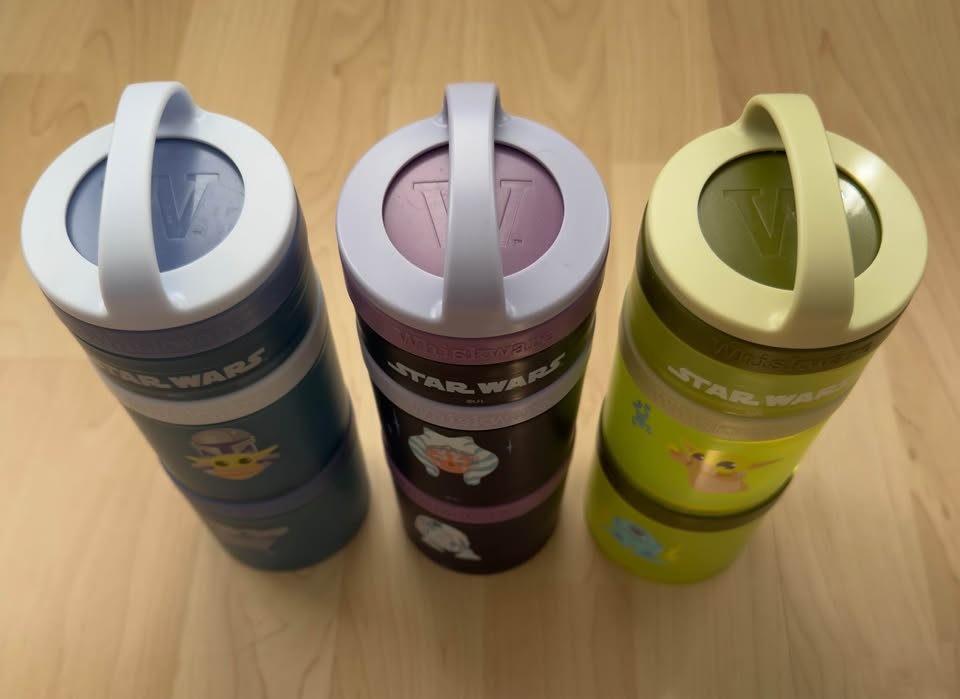 NEW Star Wars Whiskware Snack Containers (Set of 3) - photo 3
