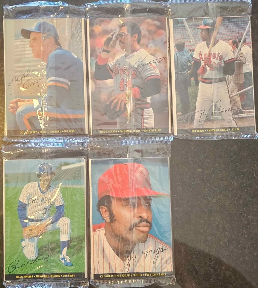 1983 Topps Baseball Foldouts - Sealed Sets 1-5 - photo 2