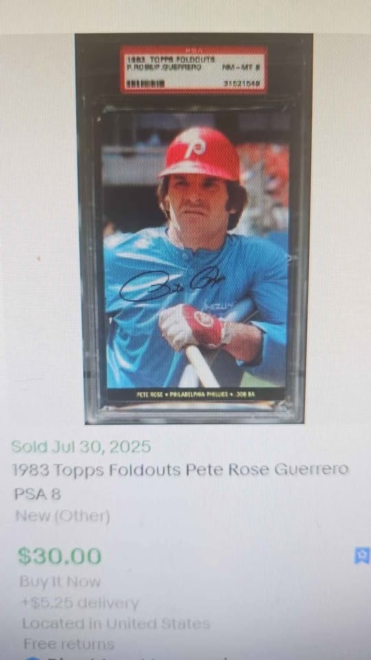 1983 Topps Baseball Foldouts - Sealed Sets 1-5 - photo 4