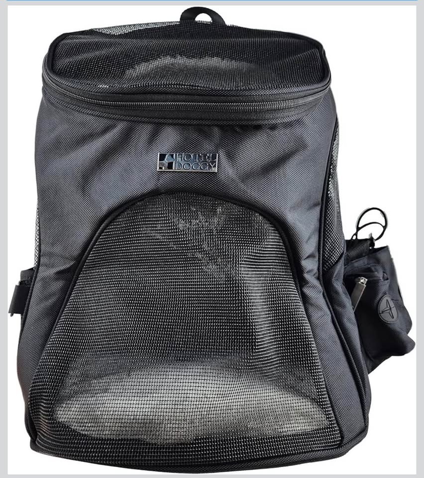 Hotel & Doggy 16″ Backpack Carrier – Small Pets (Up to 11 lbs) - photo 2