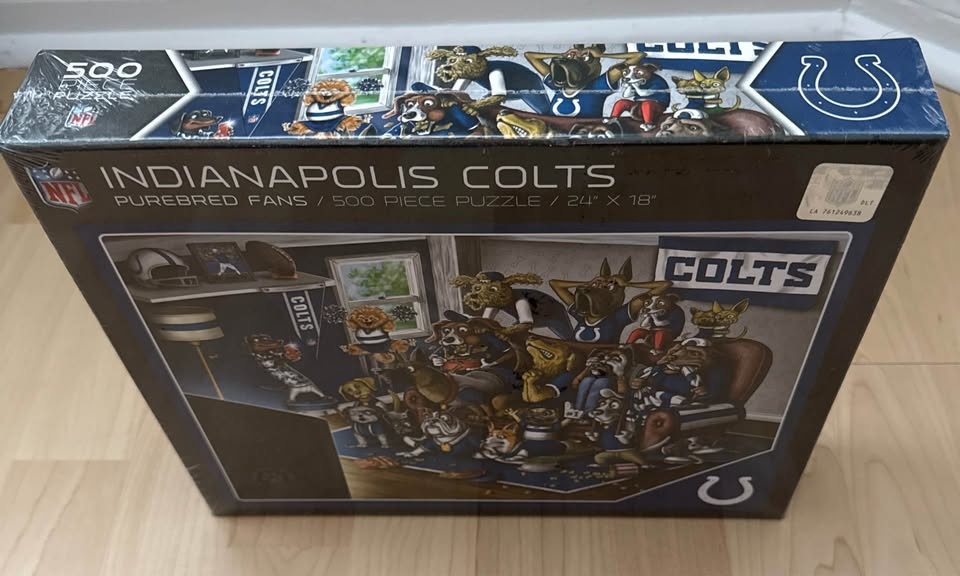 NEW Indianapolis Colts "Purebred Fans" Puzzle - 500 Pieces 🐶 - photo 2