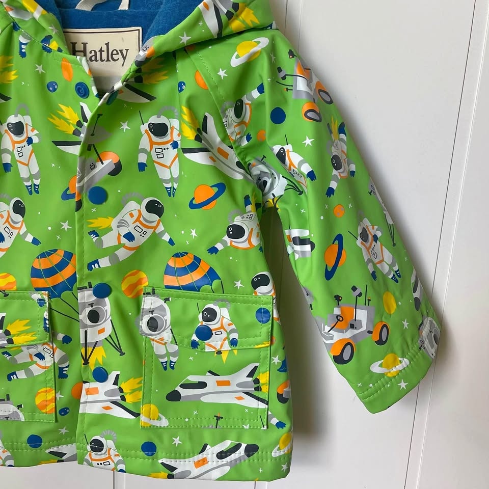 Hatley Space Raincoat - 12-18m