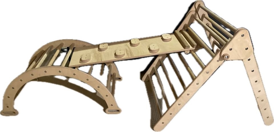 Pikler Triangle & Climbing Set