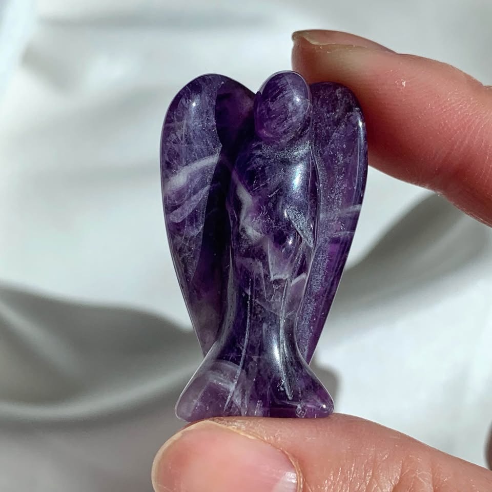 Chevron Amethyst Angel - Small Size - photo 2