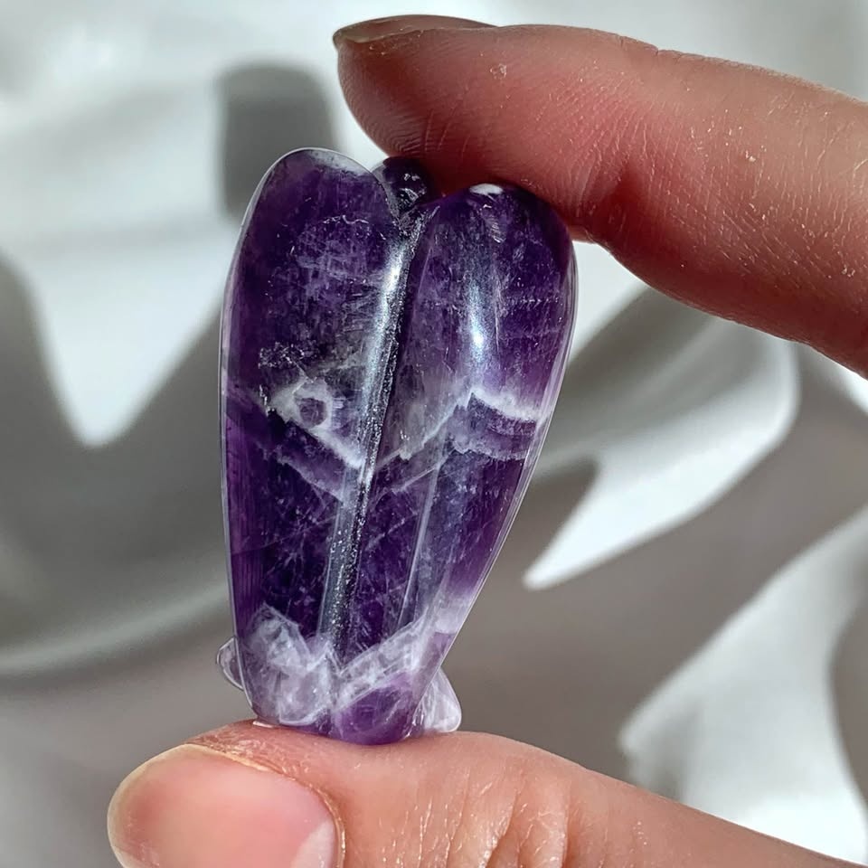 Chevron Amethyst Angel - Small Size - photo 4