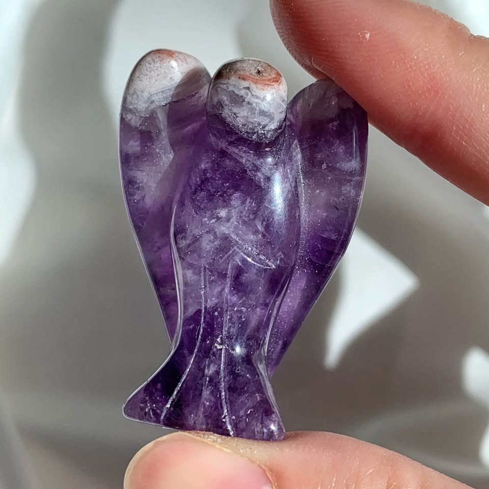 Chevron Amethyst Angel - Small Size - photo 5