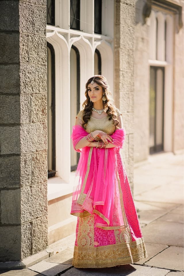 Pink & Gold Lehenga – Gorgeous Design - photo 3