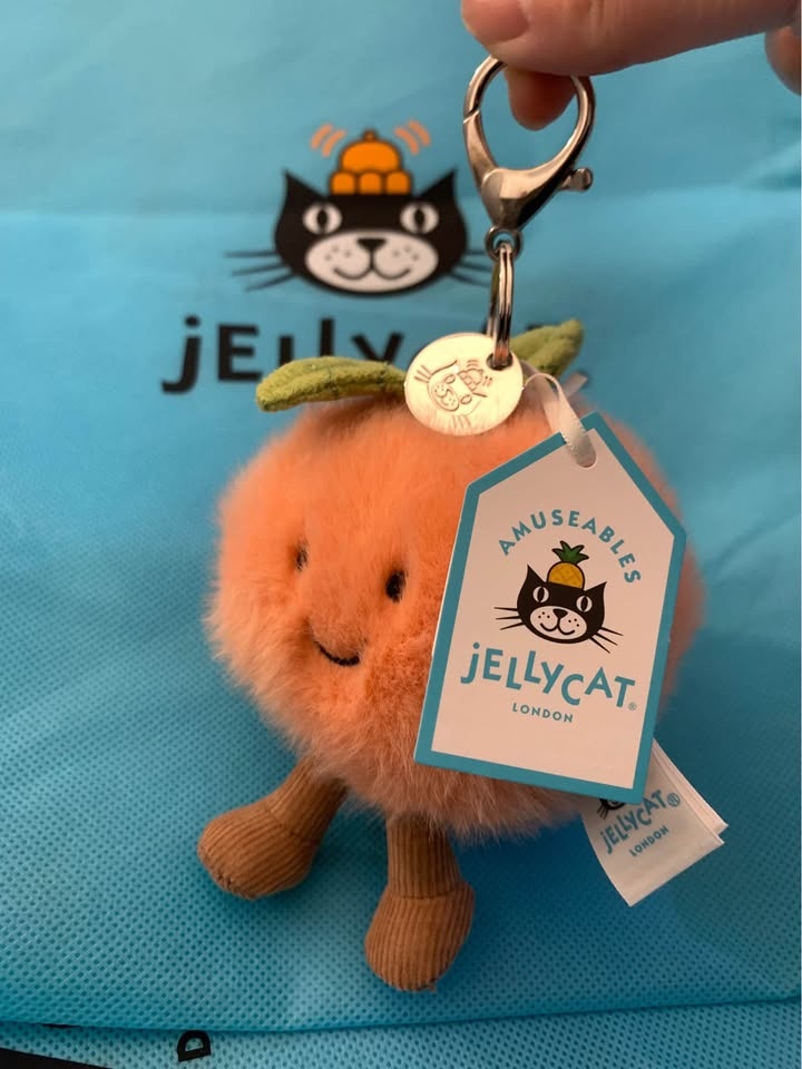 Jellycat Amuseables Peach Bag Charm (BNWT) - photo 2