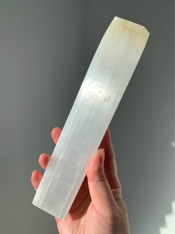 7 Chakra Selenite Slab - 20cm length - photo 2