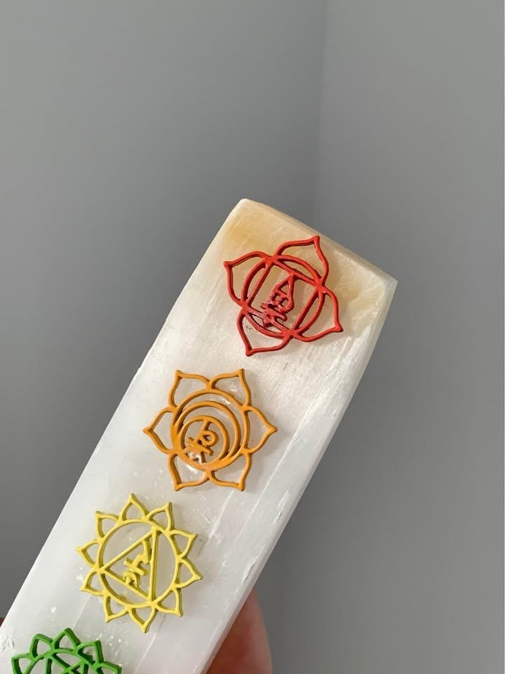 7 Chakra Selenite Slab - 20cm length - photo 5