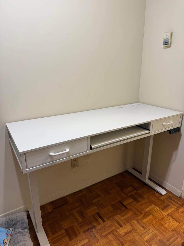 Standing Desk with Drawers & Keyboard Tray – 55” Height Adjustab - photo 2