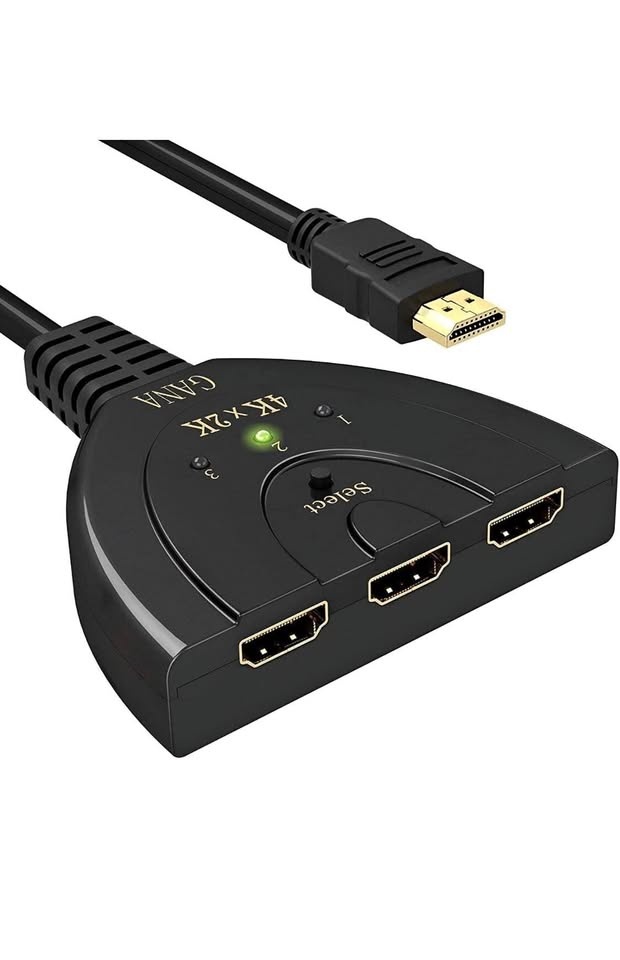 HDMI Switch 4k@30Hz, GANA Gold-plated 3 Port