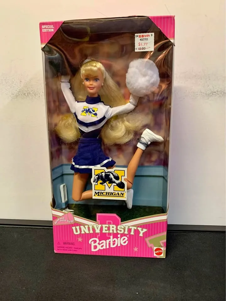 University Barbie University of Michigan thumbnail