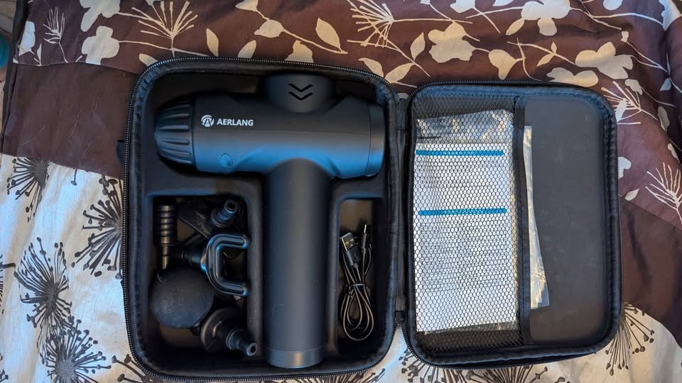 AERLANG Professional Deep Tissue Massage Gun with Case