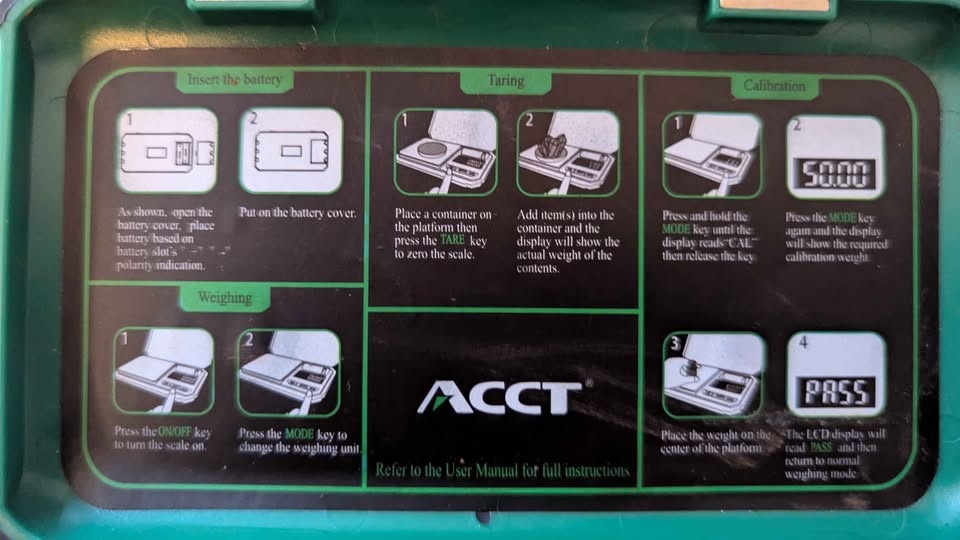 ACCT Precision Digital Pocket Scale (200g x 0.01g) - photo 2