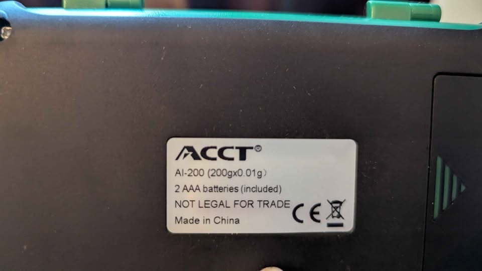 ACCT Precision Digital Pocket Scale (200g x 0.01g) - photo 3