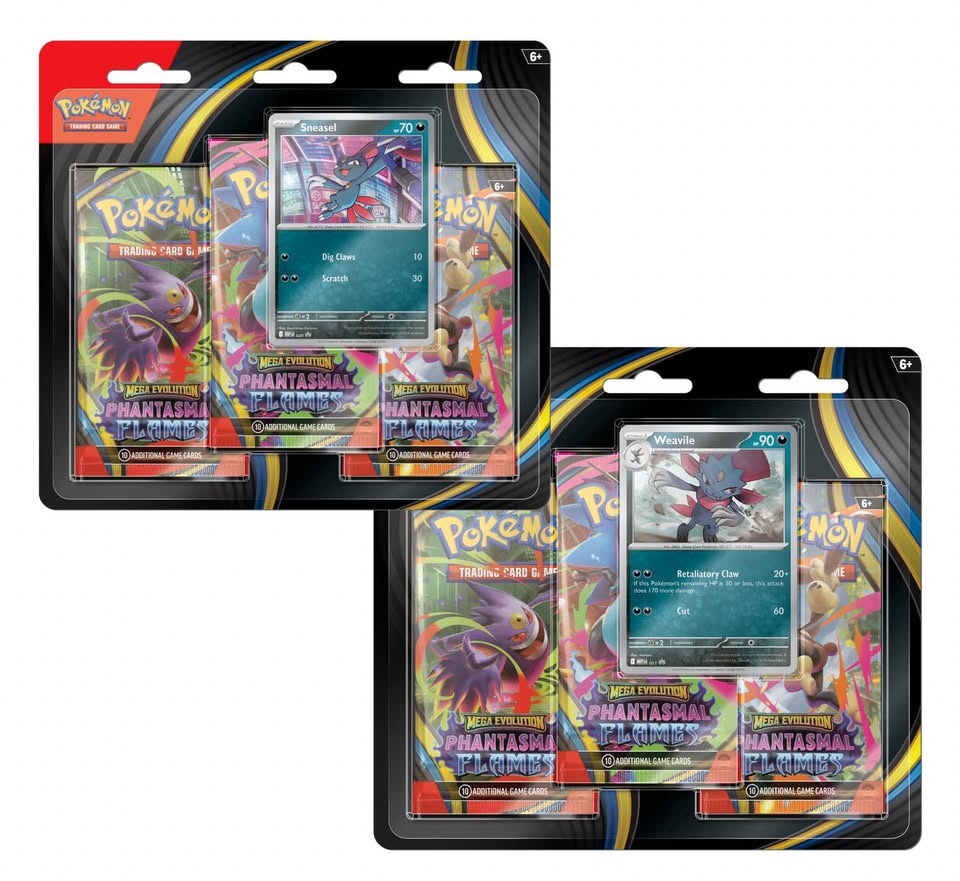 Pokemon TCG Phantasmal Flames 3-Pack Blister - Two Pack - photo 5