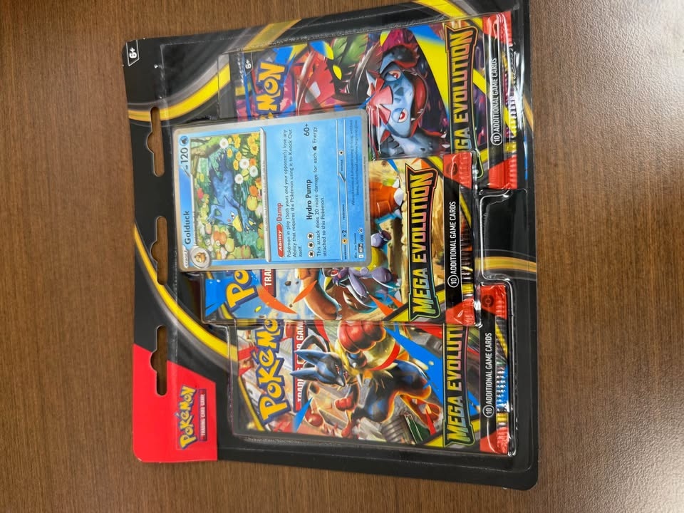 Pokemon TCG: Mega Evolution 3-Pack Blister -- TWO PACK - photo 2