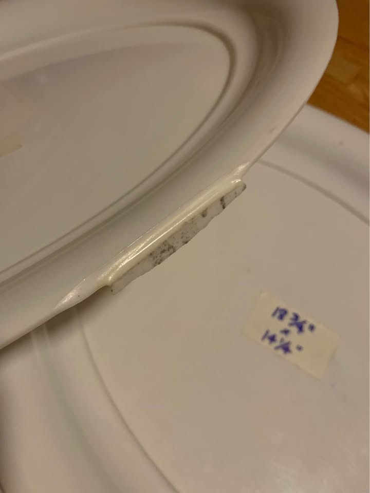 Oval Plastic/Melamine Serving Platters - All 4 for $5.00 - photo 4