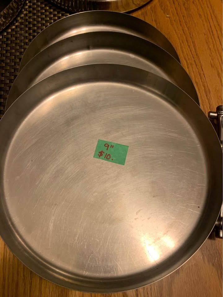 Serving Trays Stainless Steel $10 EACH - photo 3