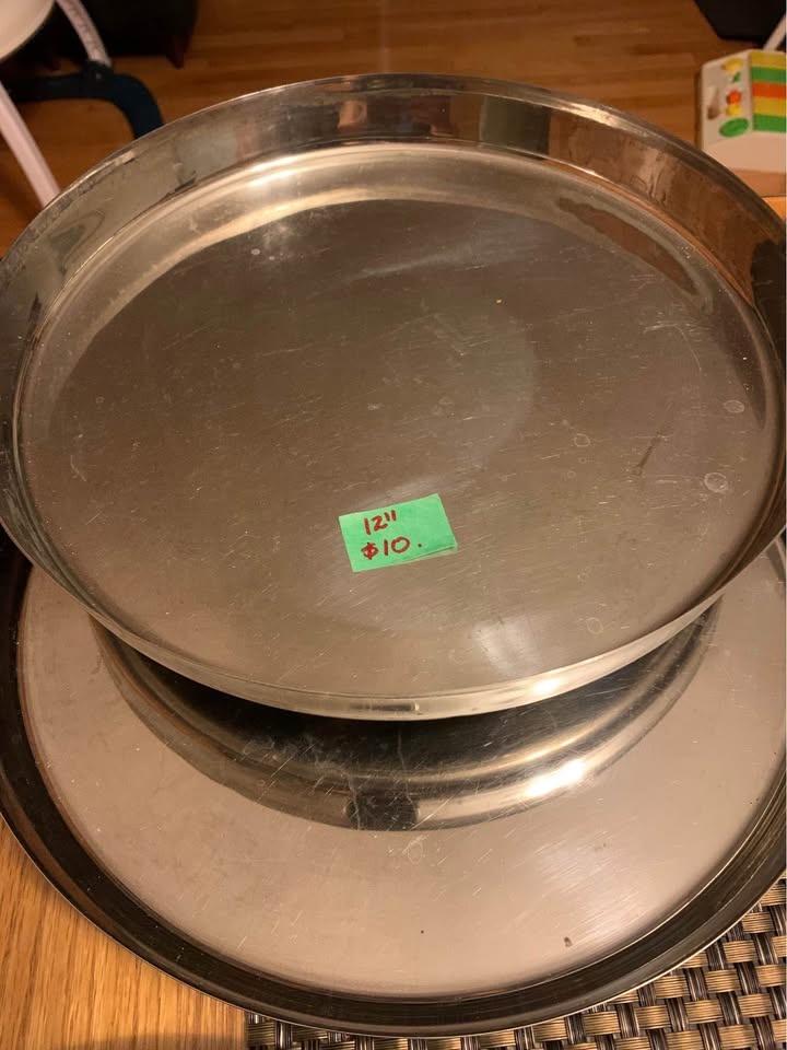 Serving Trays Stainless Steel $10 EACH - photo 4