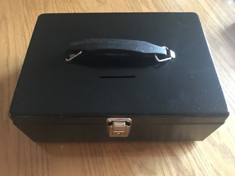 Metal Money or Storage Box - NO Keys