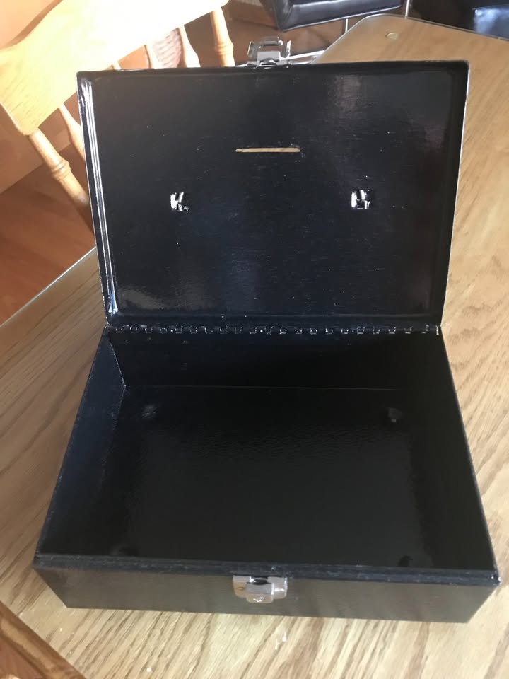 Metal Money or Storage Box - NO Keys - photo 2