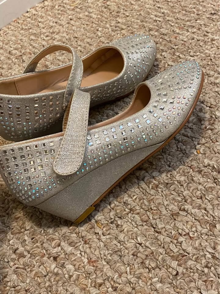 Kids Girls Blue Heels Sparkle - photo 2
